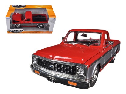 Immagine di CHEVY CHEYENNE 1972 PICK UP RED/SILVER 1:24