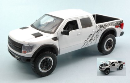 Immagine di FORD F-150 SVT RAPTOR 2011 WHITE 1:24