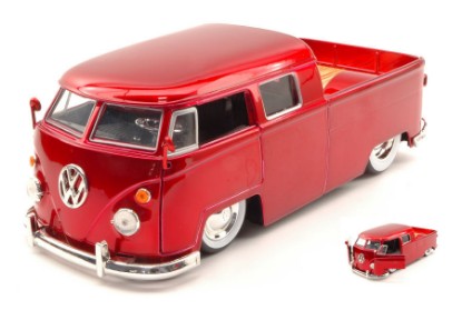 Immagine di VW BUS TRUCK BABY MOON 1963 METALLIC RED 1:24
