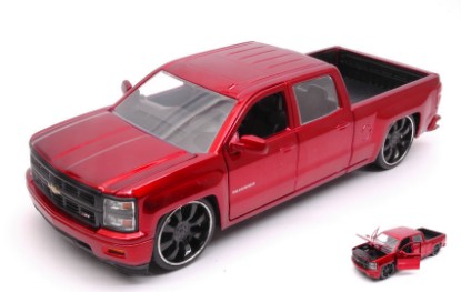 Immagine di CHEVY SILVERADO 2014 METALLIC RED 1:24
