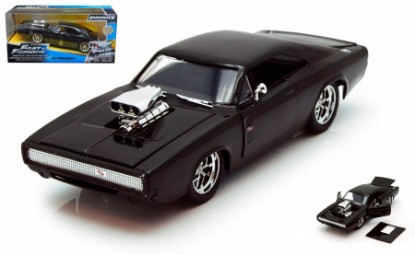 Immagine di DOM'S DODGE CHARGER R/T 1970 FAST & FURIOUS 7 GLOSS BLACK 1:24