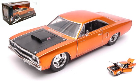Immagine di DOM'S PLYMOUTH ROAD RUNNER 1970 FAST & FURIOUS COPPER METALLIC 1:24