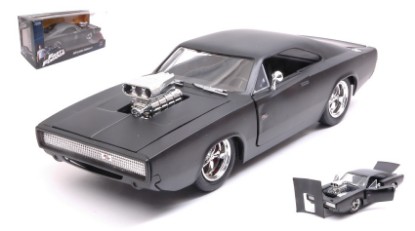 Immagine di DOM'S DODGE CHARGER R/T FAST & FURIOUS 7 MATT BLACK 1:24