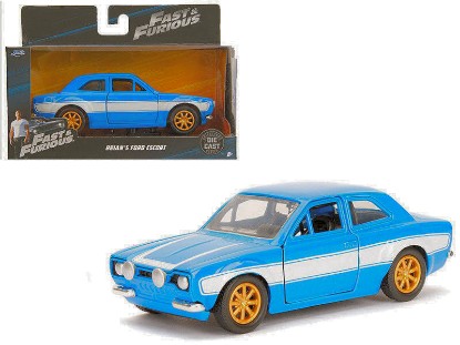 Immagine di BRIAN S FORD ESCORT RS2000 MK1 FAST & FURIOUS BLUE/WHITE 1:32