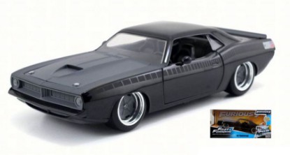 Immagine di PLYMOUTH BARRACUDA 1970 FAST & FURIOUS 7 BLACK 1:24