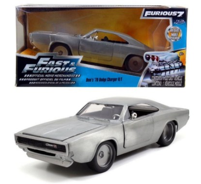 Immagine di DODGE CHARGER R/T 1968 "FAST & FURIOUS 7" SATIN METAL 1:24