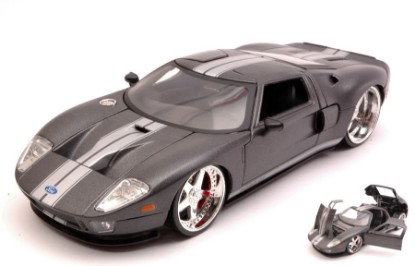 Immagine di FORD GT 2005 GREY/SILVER 1:24