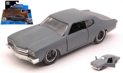 Immagine di DOM S CHEVY CHEVELLE SS 1970 GREY FAST & FURIOUS 1:32