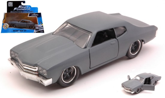 Immagine di DOM S CHEVY CHEVELLE SS 1970 GREY FAST & FURIOUS 1:32