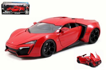 Immagine di LYKAN HYPERSPORT RED FAST & FURIOUS 7 1:18