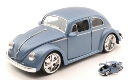 Immagine di VW BEETLE 1959 MATT SILVERBLUE 1:24