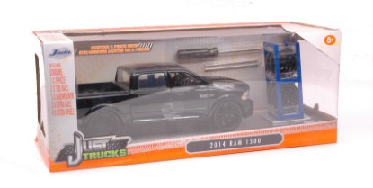 Immagine di DODGE RAM 1500 2014 BLACK + SET WHEELS/TIRES 1:24
