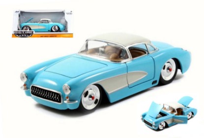 Immagine di CORVETTE SOMBRERO 1957 SKY BLUE 1:24
