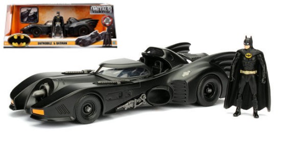 Immagine di BATMOBILE 1989 WITH BATMAN FIGURE 1:24