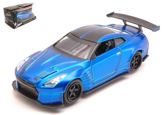 Immagine di BRIAN S NISSAN GT-R BEN SOPRA FAST & FURIOUS METALLIC BLUE 1:32