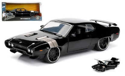 Immagine di DOM'S PLYMOUTH GTX "FAST & FURIOUS 8" BLACK 1:24
