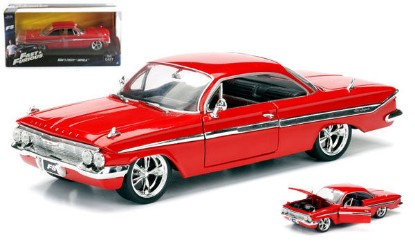Immagine di DOM'S CHEVY IMPALA FAST & FURIOUS 8 RED 1:24