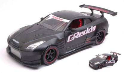 Immagine di NISSAN GT-R (R35) BEN SOPRA 2009 MATT BLACK "JDM TUNERS" 1:24