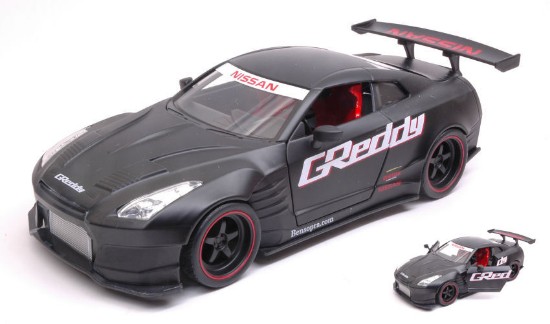Immagine di NISSAN GT-R (R35) BEN SOPRA 2009 MATT BLACK "JDM TUNERS" 1:24