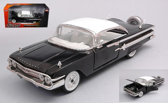 Immagine di CHEVROLET IMPALA SHOWROOM FLOOR BLACK W/WHITE ROOF 1:24