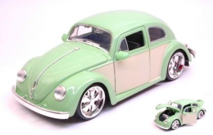 Immagine di VW BEETLE 1959 LIGHT GREEN/CREAM 1:24