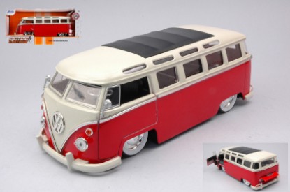 Immagine di VW BUS T1 RED/WHITE 1:24