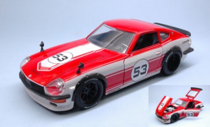Immagine di DATSUN 240Z 1972 N.53 WHITE/RED "JDM TUNERS" 1:24