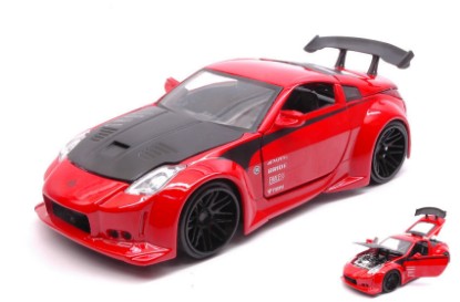 Immagine di NISSAN 350Z 2003 RED "JDM TUNERS" 1:24