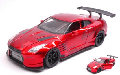 Immagine di NISSAN GT-R (R35) BEN SOPRA 2009 METALLIC RED "JDM TUNERS" 1:24