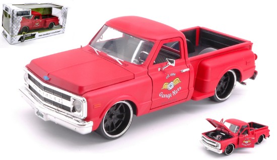 Immagine di CHEVROLET C10 STEPSIDE 1969 MATT RED 1:24