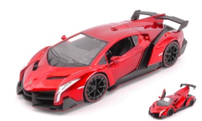 Immagine di LAMBORGHINI VENENO 2017 METALLIC RED 1:24