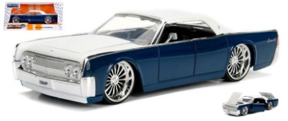 Immagine di LINCOLN CONTINENTAL 1963 BLUE/WHITE 1:24