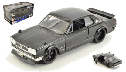 Immagine di BRIAN'S NISSAN SKYLINE 2000 GT-R FAST & FURIOUS BLACK 1:32