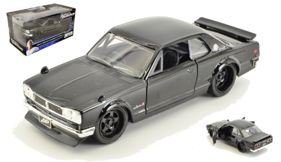Immagine di BRIAN'S NISSAN SKYLINE 2000 GT-R FAST & FURIOUS BLACK 1:32