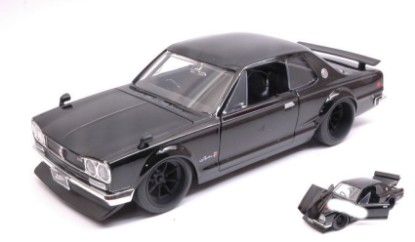 Immagine di BRIAN'S NISSAN SKYLINE 2000 GT-R FAST & FURIOUS BLACK 1:24