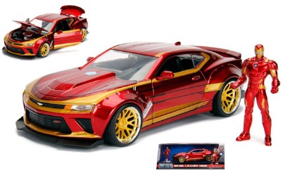 Immagine di IRON MAN W/2016 CHEVY CAMARO METALLIC RED 1:24