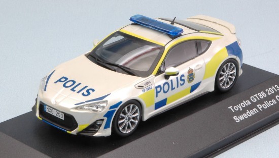 Immagine di TOYOTA GT86 SWEDISH POLICE TRD 2013 1:43