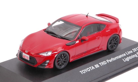 Immagine di TOYOTA GT 86 RED TRD EXHIBITION LINE 1:43