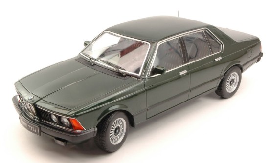 Immagine di BMW 733i E23 1977 DARK GREEN METALLIC 1:18