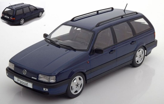 Immagine di VW PASSAT B3 VR6 VARIANT 1988 DARK BLUE METALLIC 1:18