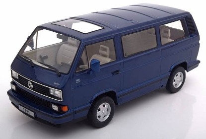 Immagine di VW BULLI T3 MULTIVAN 1992 METALLIC BLUE 1:18