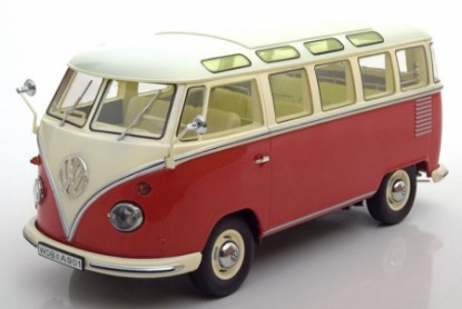 Immagine di VW T1 SAMBA BUS 1959 RED/CREME 1:18