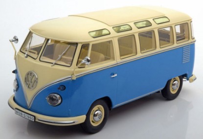 Immagine di VW T1 SAMBA BUS 1959 BLUE/CREME 1:18