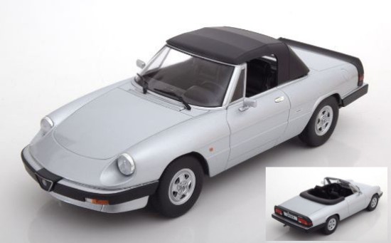 Immagine di ALFA ROMEO DUETTO SPIDER 3a SERIE 1986 SILVER 1:18