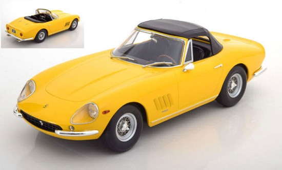 Immagine di FERRARI 275 GTB4 NART SPYDER 1967 YELLOW 1:18