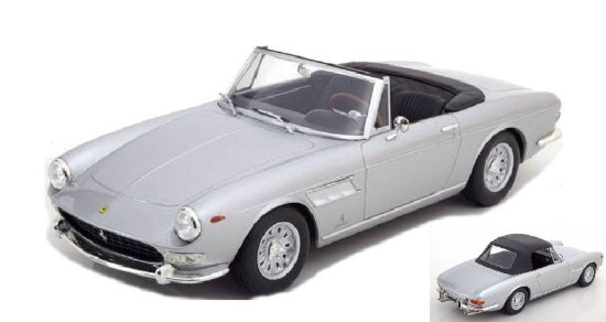 Immagine di FERRARI 275 GTS PININFARINA SPYDER 1964 SILVER 1:18