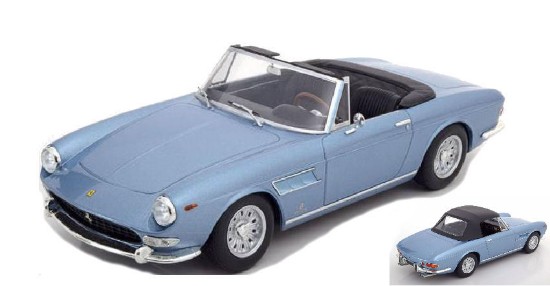 Immagine di FERRARI 275 GTS PININFARINA SPYDER 1964 LIGHT BLUE METALLIC 1:18