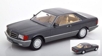 Immagine di MERCEDES 560 SEC (C126) METALLIC ANTHRACITE 1:18