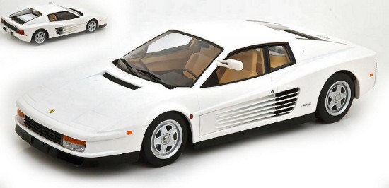 Immagine di FERRARI TESTAROSSA MONOSPECCHIO 1984 WHITE 1:18