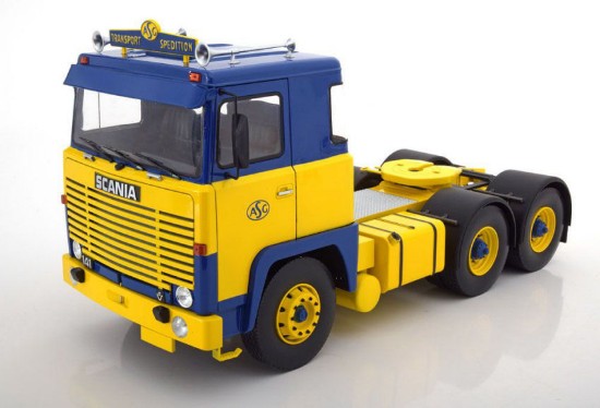 Immagine di SCANIA LBT 141 ASG 1976 BLUE/YELLOW 1:18